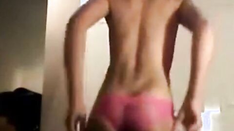 Teasing Twink on Webcam