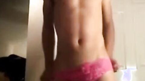 Teasing Twink on Webcam