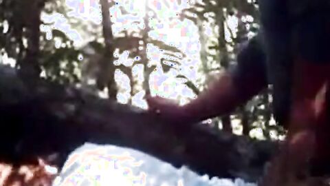 Bear Fucks Outdoor in the Woods with a Buddy