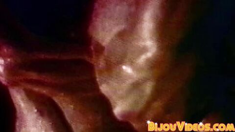 Retro hottie Michel Zen experiences a steamy cock sucking session