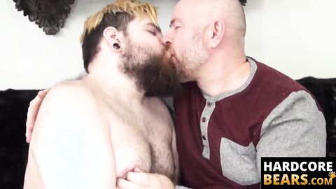 HardcoreBears.com - Grand daddy bear Guy English hammering relentlessly at Claudio Wh
