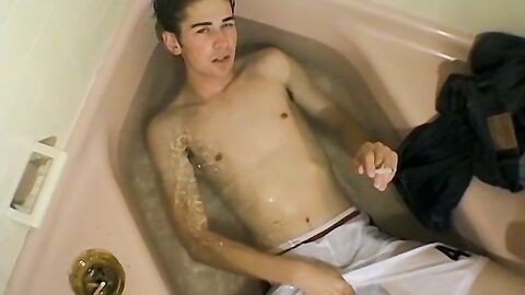 Smokin and strokin in the bath tub by Beautiful Shane Allen
