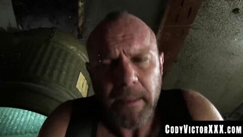 CodyVictorXXX.com - Hairy Ryan Notts raw fucks Chad Brock in his inviting ass hard
