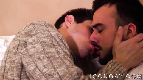 Handsome gay Michael DelRay sucked off before anal funtime