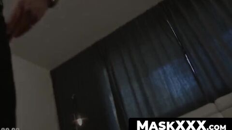MaskXXX.com - Hot stud's freaky sex games with his friend in a wild scene