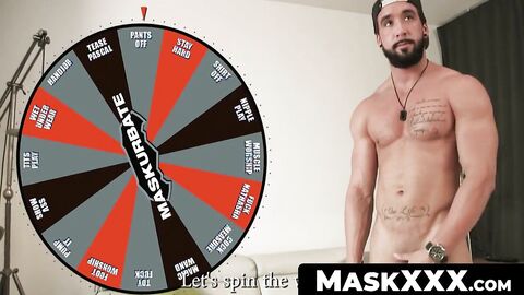 MaskXXX.com - Hot stud's freaky sex games with his friend in a wild scene