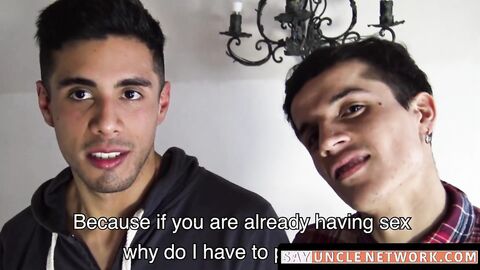 SayUncleNetwork.com - Straight Latino's big cock encounter and cash reward